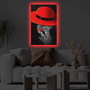 Wallity Lienzo Decorativo Iluminado con LED Multicolor 45x70 cm